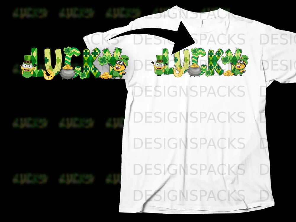 Minion Leprechaun Lucky Shamrock Gold St Patrick's Day product type