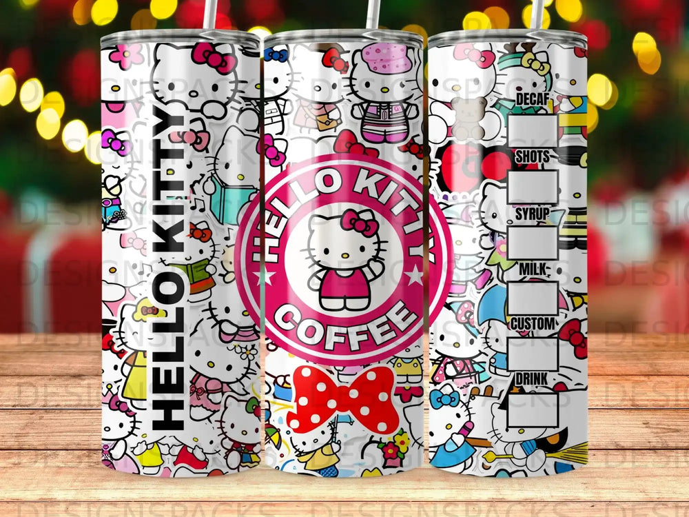 Hello Kitty Coffee Decaf Shots Syrup Milk Drink product type