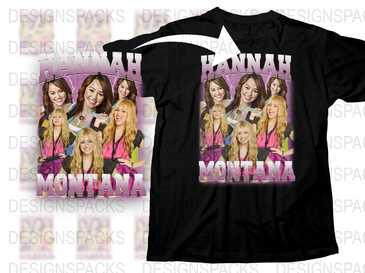 Vintage Hannah Montana T-Shirt, Y2K Pop Star Graphic Tee, Retro 2000s Music Fashion, Collectible Fan Merchandise, Gift for Her