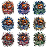 Load image into Gallery viewer, 30 Angry Basketball Mascot Teams Logo Designs Bundle PNG
