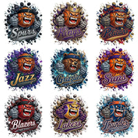 Load image into Gallery viewer, 30 Angry Basketball Mascot Teams Logo Designs Bundle PNG

