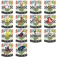 Load image into Gallery viewer, 30 Autism Awareness Kids Cartoon Designs Bundle Png
