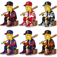 Load image into Gallery viewer, 30 Baseball Bart Simpson Swag Teams Designs Bundle PNG
