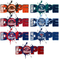 Load image into Gallery viewer, 30 Baseball Dope Ink Splash Teams Designs Bundle PNG
