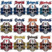 Load image into Gallery viewer, 30 Baseball Teams Sull Ball Tattoo Designs Bundle PNG
