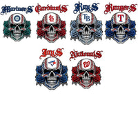 Load image into Gallery viewer, 30 Baseball Teams Sull Ball Tattoo Designs Bundle PNG
