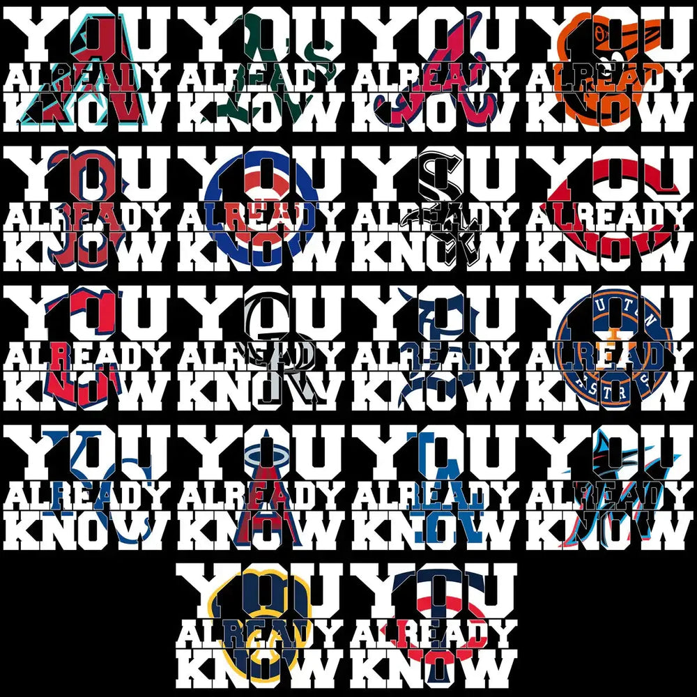 30 Baseball Teams You Already Know Fans Designs Bundle PNG