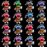 Load image into Gallery viewer, 30 Basketball Teams Basketball Mohawk Designs Bundle PNG
