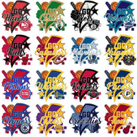Load image into Gallery viewer, 30 Basketball Teams Go Team Bolt Designs Bundle PNG
