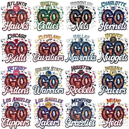 30 Basketball Teams GO Team Name Designs Bundle PNG
