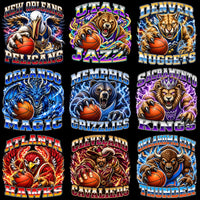 Load image into Gallery viewer, 30 Basketball Teams Lightning Mascots Designs Bundle PNG
