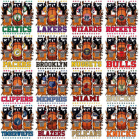 Load image into Gallery viewer, 30 Basketball Teams Logos Split Designs Bundle PNG
