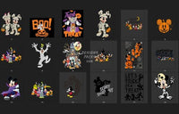Load image into Gallery viewer, 30 Cartoon Halloween Designs Bundle PNG DESIGNSPACKS
