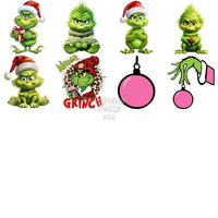 Load image into Gallery viewer, 30 Grinch Drinks Christmas Designs Bundle Png
