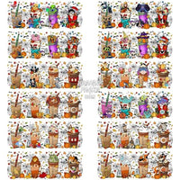 Load image into Gallery viewer, 30 Halloween Mix Drinks Cups Designs Bundle PNG designspacks
