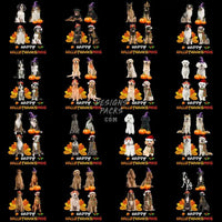 Load image into Gallery viewer, 30 Halloween Thanksgiving Christmas Dogs Designs Bundle Png
