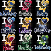 Load image into Gallery viewer, 30 I Love My Basketball Team Heart Logo Designs Bundle PNG
