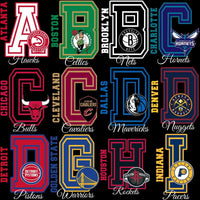 Load image into Gallery viewer, 30 Initial Basketball Teams Letter Logo Designs Bundle PNG
