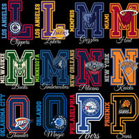 Load image into Gallery viewer, 30 Initial Basketball Teams Letter Logo Designs Bundle PNG
