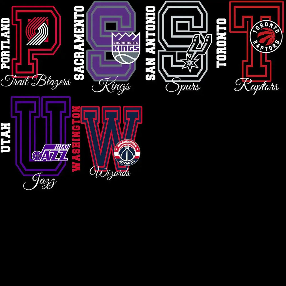 30 Initial Basketball Teams Letter Logo Designs Bundle PNG