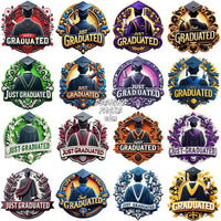 Load image into Gallery viewer, 30 Just Graduated Men Designs Bundle Png
