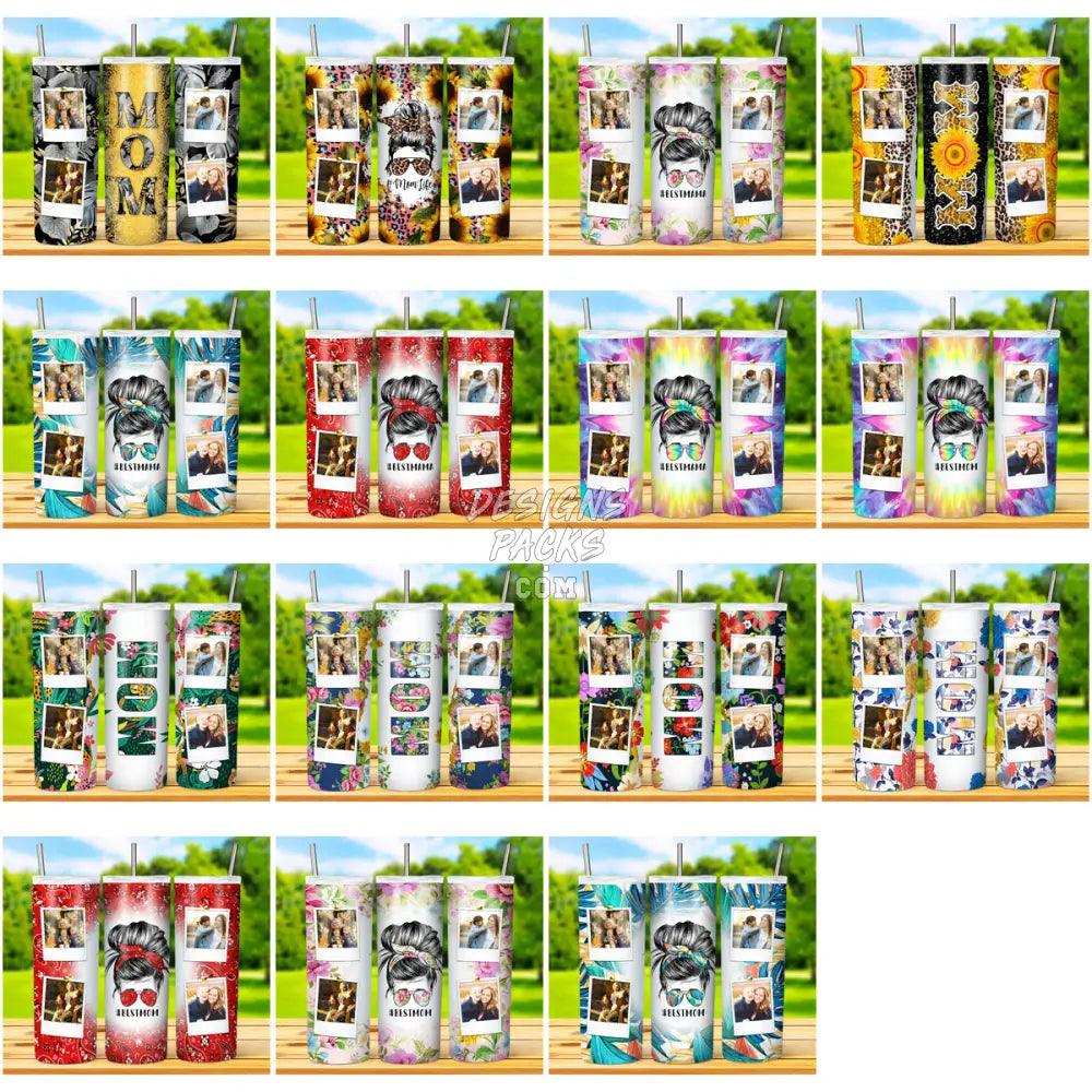 30 Mom Polaroid Version Tumbler Wrap Bundle Jpg