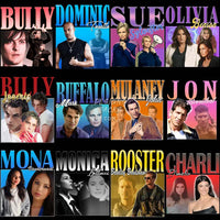 Load image into Gallery viewer, 30 Movies Stars Homage Designs Bundle Png
