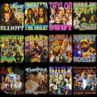 Load image into Gallery viewer, 30 Music Bootleg Stars Mix Designs Bundle Png
