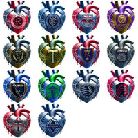 Load image into Gallery viewer, 30 Soccer Teams Bleeding Heart Designs Bundle PNG
