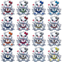 Load image into Gallery viewer, 30 Soccer Teams Carebear Cheerleader Designs Bundle PNG
