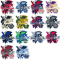 Load image into Gallery viewer, 30 Soccer Teams Go Team Bolt Designs Bundle PNG
