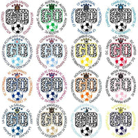 Load image into Gallery viewer, 30 Soccer Teams Go Team Circle Designs Bundle PNG
