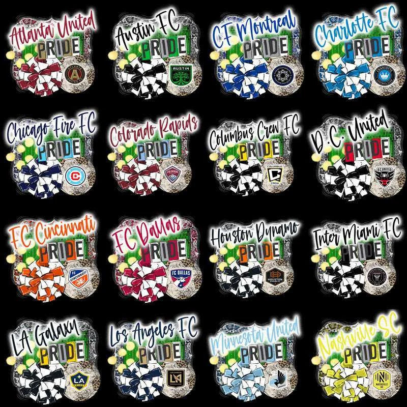 30 Soccer Teams Team Pride Designs Bundle PNG
