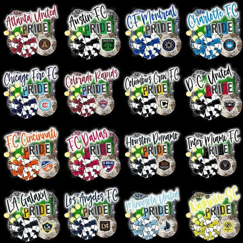 30 Soccer Teams Team Pride Designs Bundle PNG