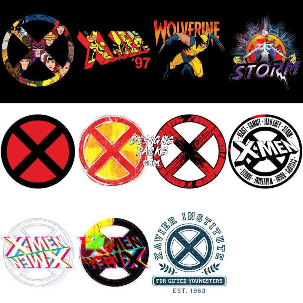 30 Super Heroes Series Comics Designs Bundle Png
