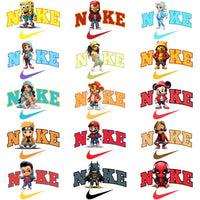 Load image into Gallery viewer, 30 Swoosh Brand Mix Designs Bundle Png
