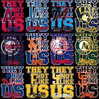 Load image into Gallery viewer, 30 THEY NOT LIKE US Baseball Teams Designs Bundle PNG + PSD

