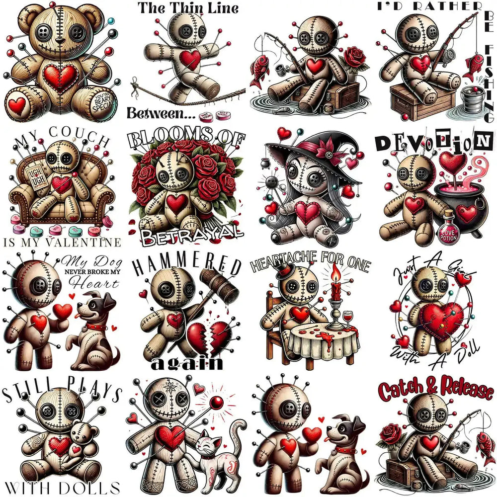 30 Voodoo Love Valentine's Day Designs Bundle PNG