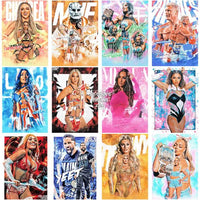 Load image into Gallery viewer, 30 Wrestling Poster Style Designs Bundle Png
