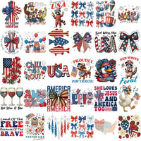 Load image into Gallery viewer, 300 4th of July Patriotic USA Festive Designs Bundle PNG
