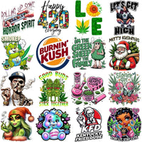 Load image into Gallery viewer, 300 Weed Dope 420 Cannabis Marijuana Designs Bundle PNG
