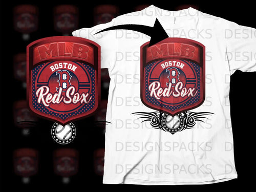 Boston Red Sox MLB Logo Graphic Tee