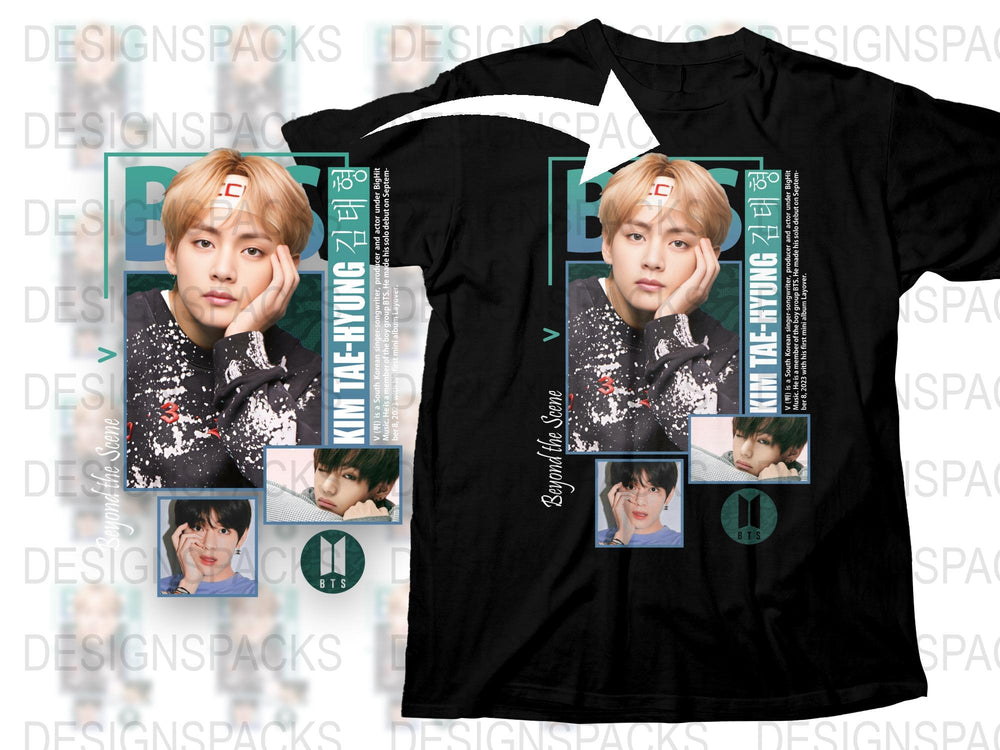 K-Pop Star Graphic T-Shirt, Trendy Fan Merch, Casual Cotton Tee, Unique Pop Culture Apparel, Stylish Gift Idea
