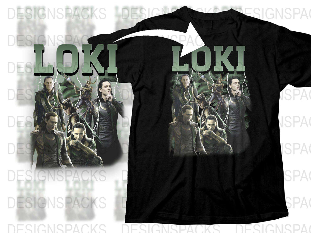 Loki T-Shirt, Marvel Fan Art, Tom Hiddleston Graphic Tee, Unisex Superhero Shirt, Casual Geek Apparel, Gift for Comic Book Lovers