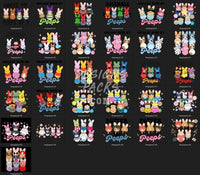 Load image into Gallery viewer, 31 Cartoon Easter Peeps Designs Bundle PNG designspacks
