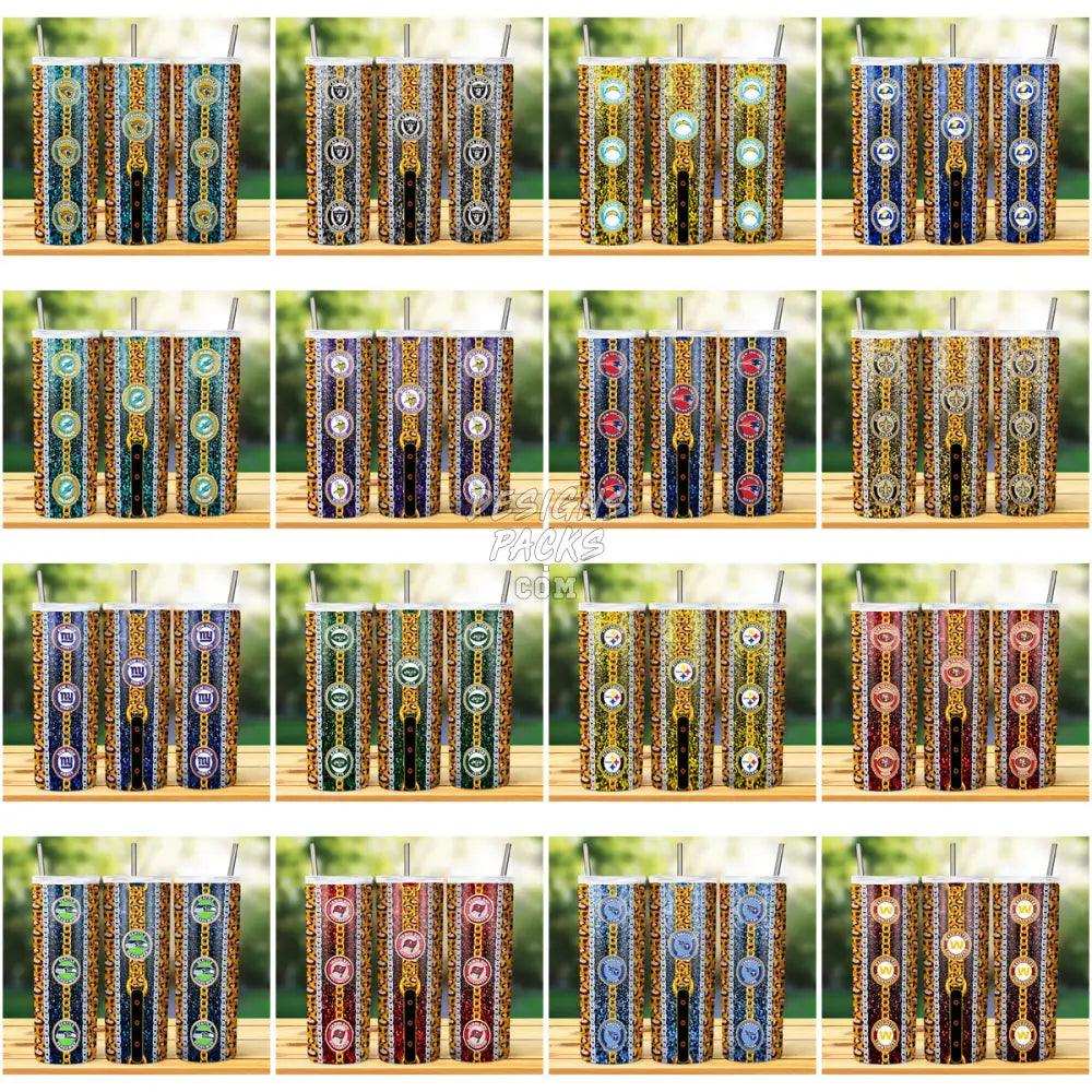 31 Chains Football Tumbler Wrap Bundle Jpg