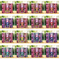 Load image into Gallery viewer, 31 Football Fight Football Pink Tumbler Wrap Bundle Jpg
