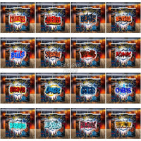 Load image into Gallery viewer, 31 Football Graffiti Tumbler Wrap Bundle Jpg
