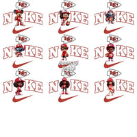 Load image into Gallery viewer, 31 Football Kansas City Chiefs Cartoon Swoosh Designs Bundle Png
