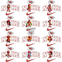 Load image into Gallery viewer, 31 Football Kansas City Chiefs Cartoon Swoosh Designs Bundle Png
